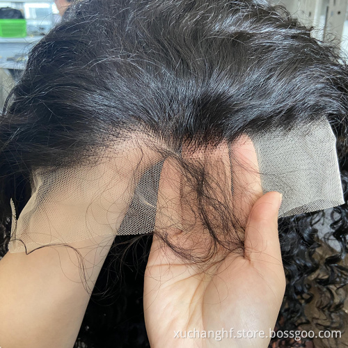 Wholesale HD Transparent Lace Curly Wig Vendor, Real Unprocessed Virgin Brazilian Human Hair Lace Front Wigs for Black Women
